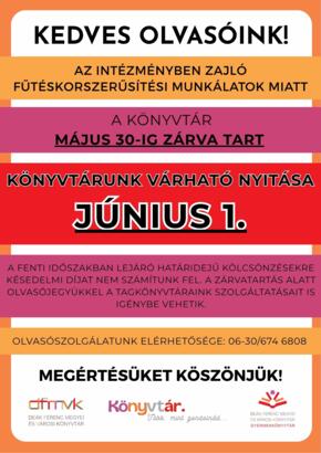 Nyitvatart�s v�ltoz�s 2026.