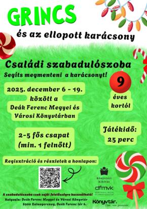 Grincs s az ellopott Karcsony - Szabadul szoba