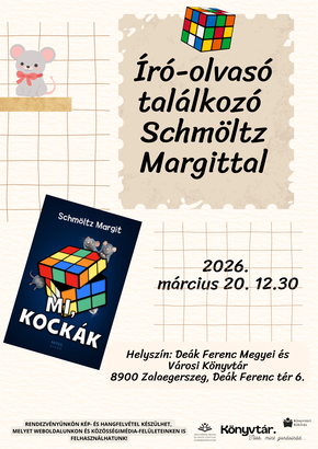 �r�-olvas� tal�lkoz� Schm�ltz Margittal 2026.