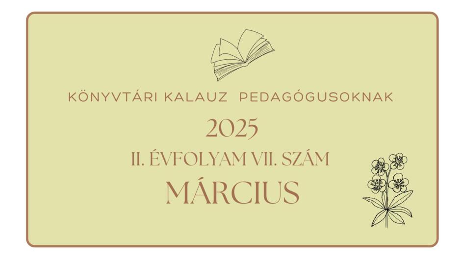 Knyvtri Kalauz pedaggusoknak 2025 mrcius