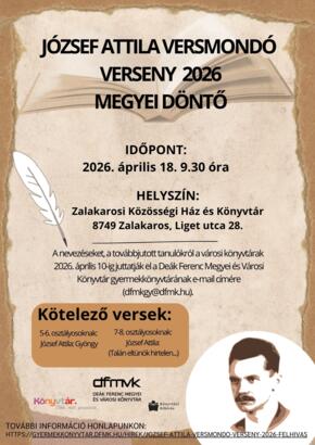 J�ZSEF ATTILA VERSMOND� VERSENY MEGYEI D�NT� 2026