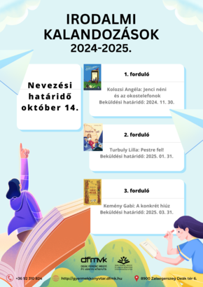 Irodalmi kalandozsok 2024-2025.