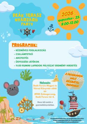 De�k terasz ny�rz�r� party