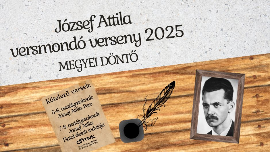 Jzsef Attila versmond verseny megyei dnt 2025