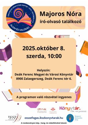 Orszgos Knyvtri Napok - Majoros Nra r-olvas tallkoz