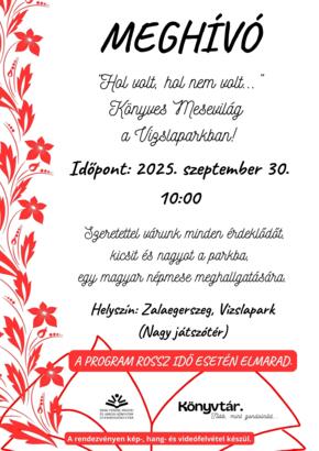 A magyar npmese napja-Vizslaparki program