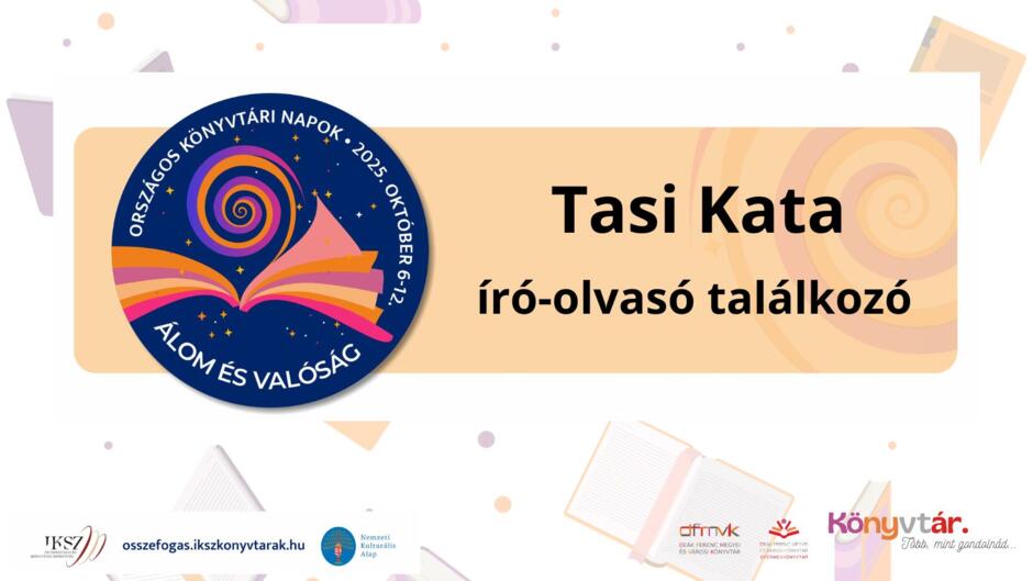 Orszgos Knyvtri Napok - Tasi Kata r-olvas tallkoz