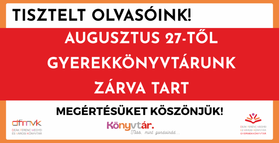 Fontos informci! 2025. augusztus 27.